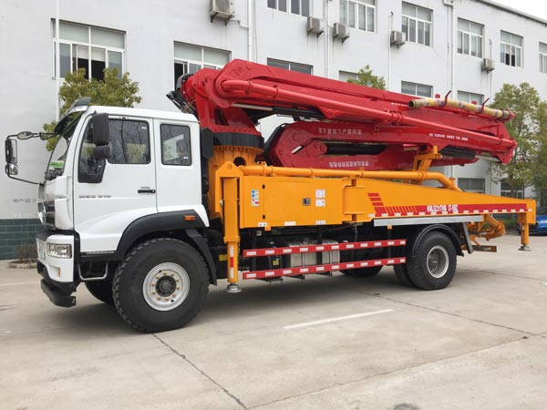 37m concrete boom truck