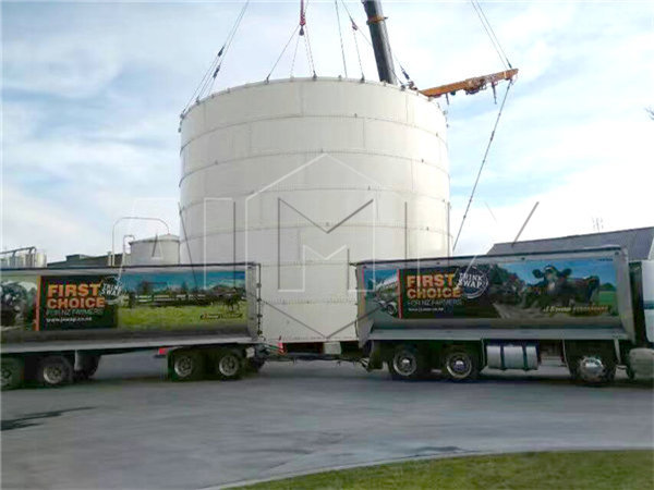 Cement silo in the Philippines