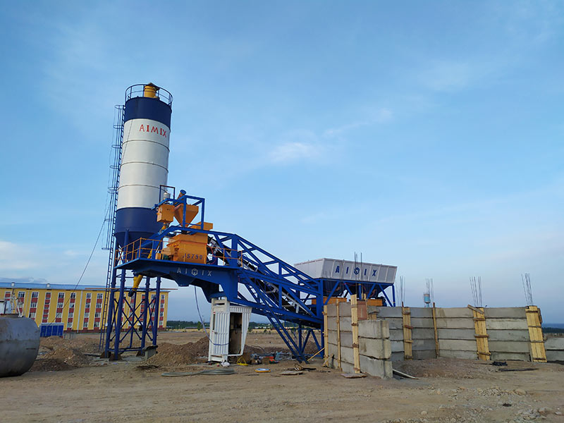 Portable Concrete Batching Plant