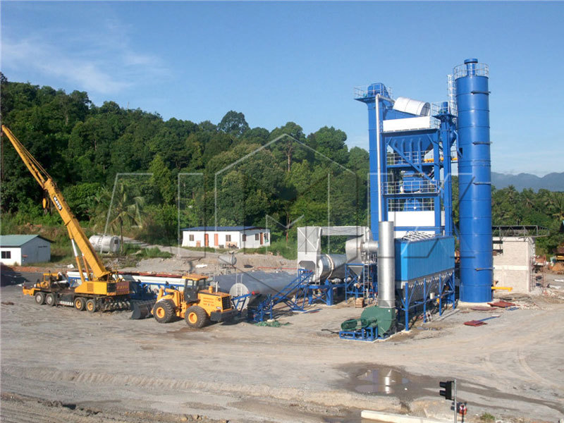 ALQ160 stationary asphalt batching plant