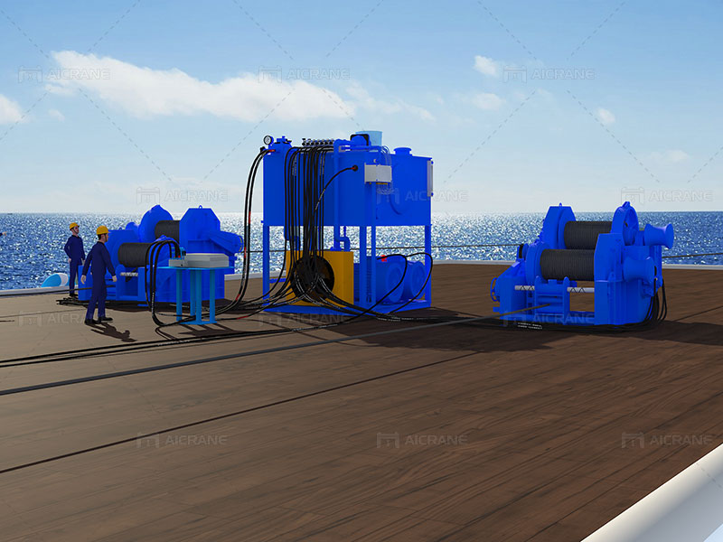 Hydraulic Mooring Winch