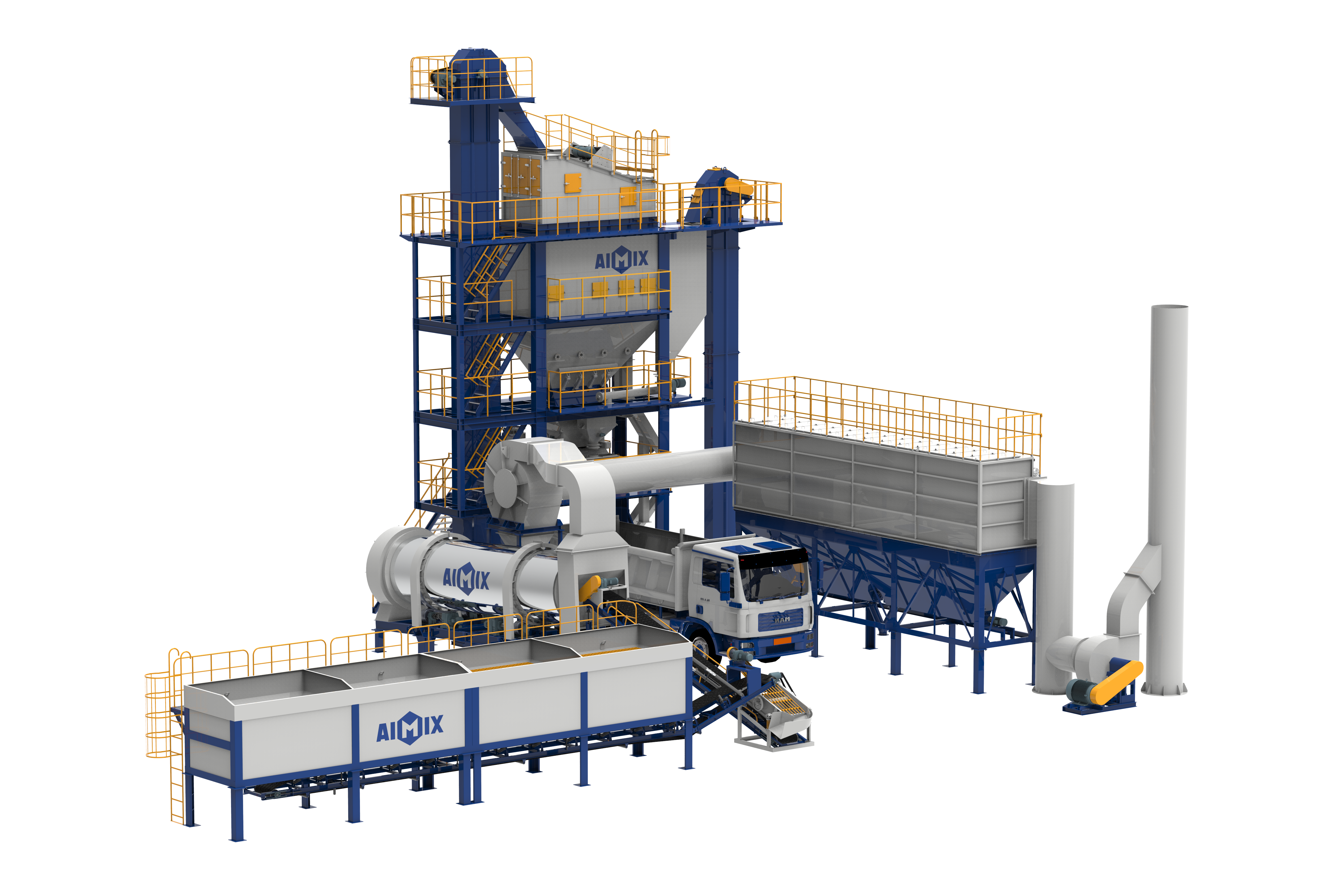 ALQ80-asphalt mixing plant-3D