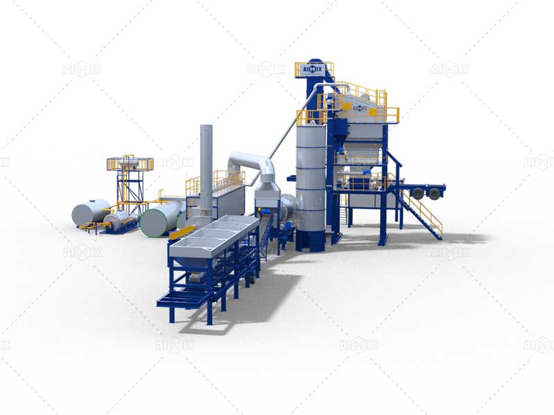 mobile asphalt batching plant