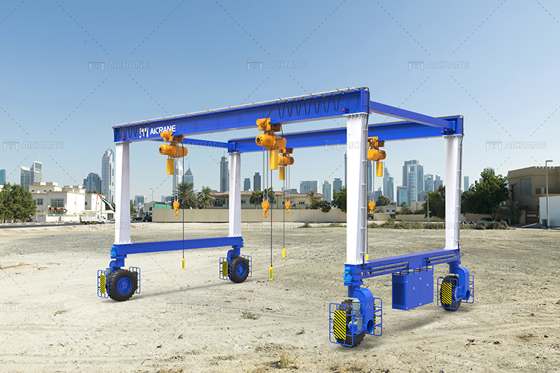 Electric Rubber Tyred Gantry Crane