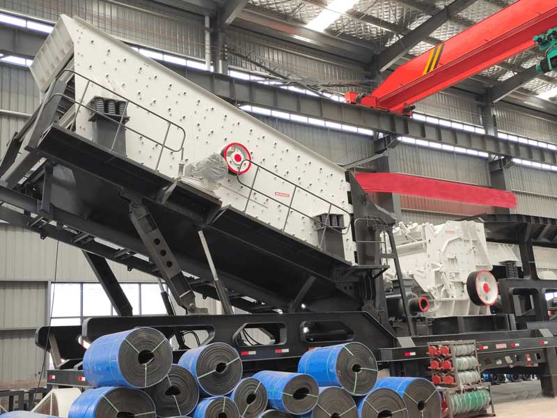 construction waste mobile jaw crusher plant