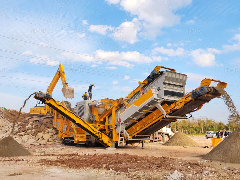 Mobile Aggregate Crusher Plant