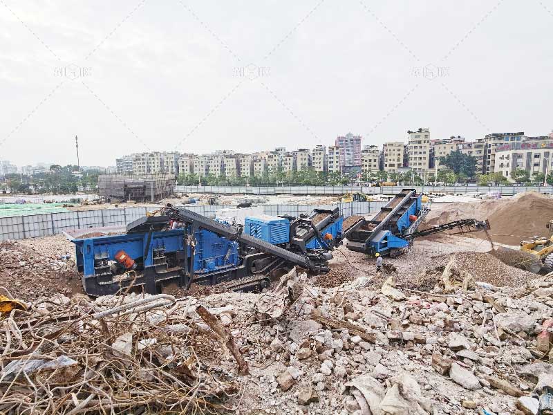Mobile Type Stone Crusher Plant