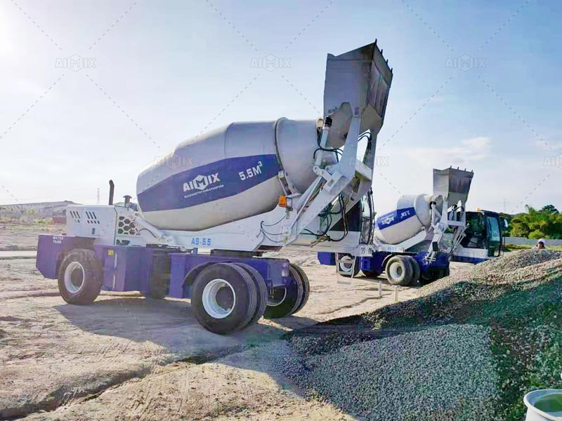 AS-3.5 and AS-5.5 Self loading Mixer Loading in Bataan