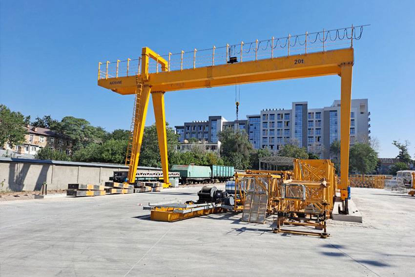 double girder 20 ton gantry crane